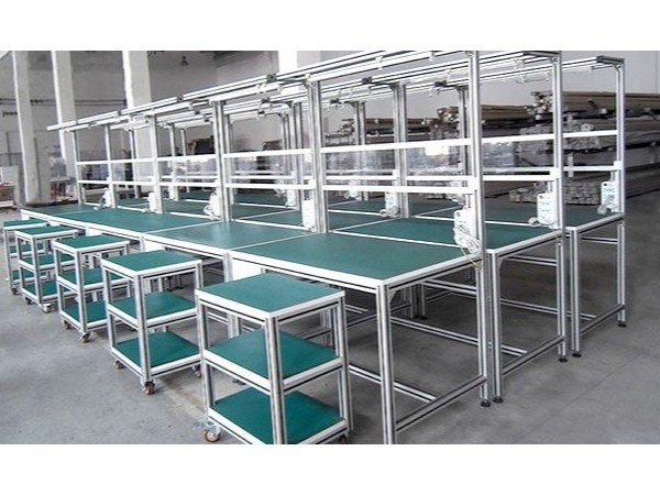 40系列是常用型材，同樣適合鋁型材工作臺(tái)生產(chǎn)線